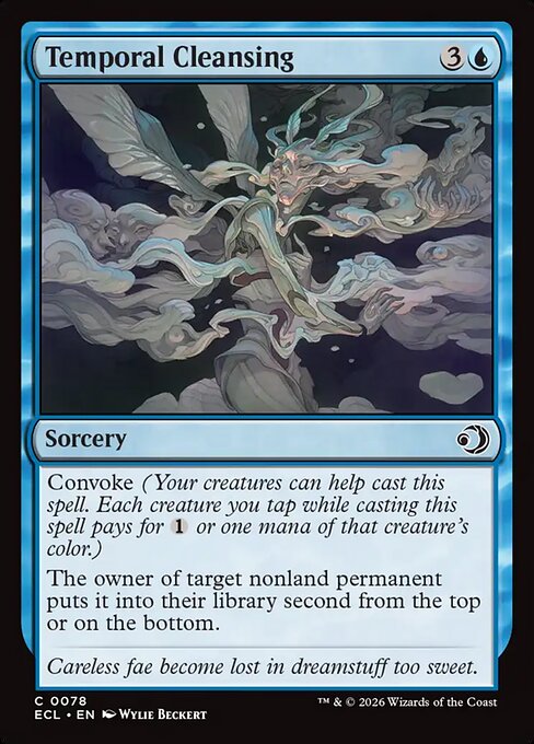 Temporal Cleansing - Lorwyn Eclipsed Magic card