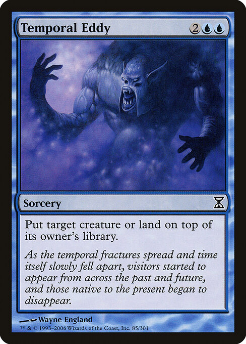 Temporal Eddy - Time Spiral Magic card