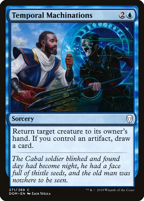 Temporal Machinations - Dominaria Magic card
