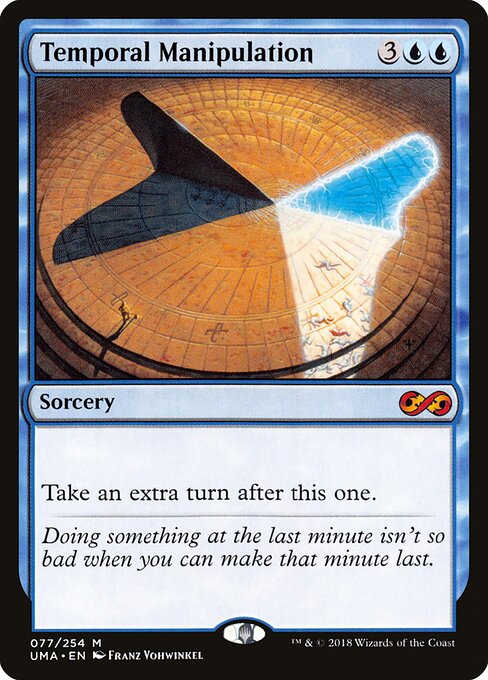 Temporal Manipulation - Ultimate Masters Magic card
