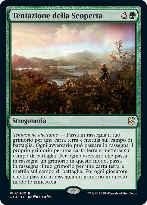 Tempt with Discovery - Commander 2013 (#174) - Illustrated by William Wu - Magic: The Gathering Card