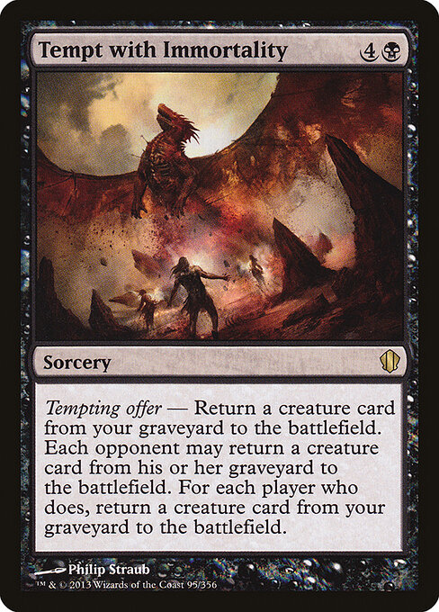 Tempt with Immortality - Commander 2013 Magic card