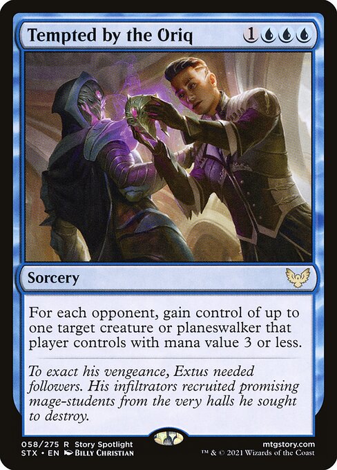 Tempted by the Oriq - Strixhaven: School of Mages Magic card
