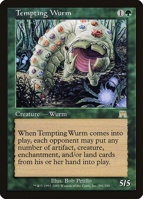 Tempting Wurm - Onslaught Magic card