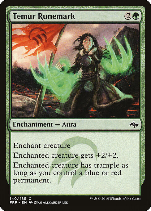 Temur Runemark - Fate Reforged Magic card