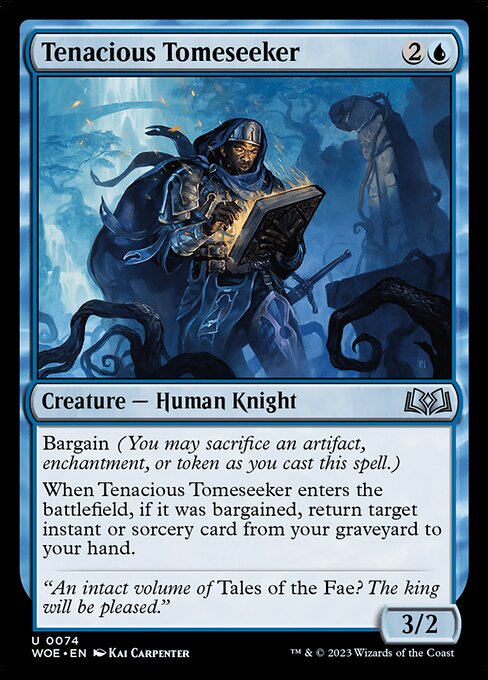 Tenacious Tomeseeker - Wilds of Eldraine Magic card