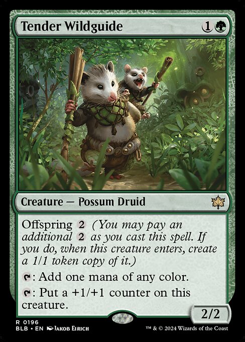Tender Wildguide - Bloomburrow Magic card