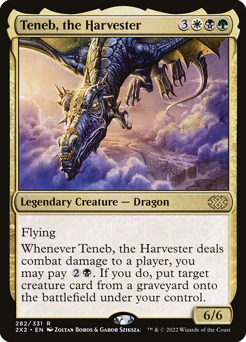 Teneb, the Harvester - Double Masters 2022 Magic card