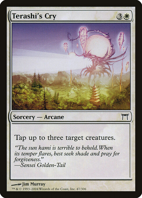Terashi's Cry - Champions of Kamigawa Magic card