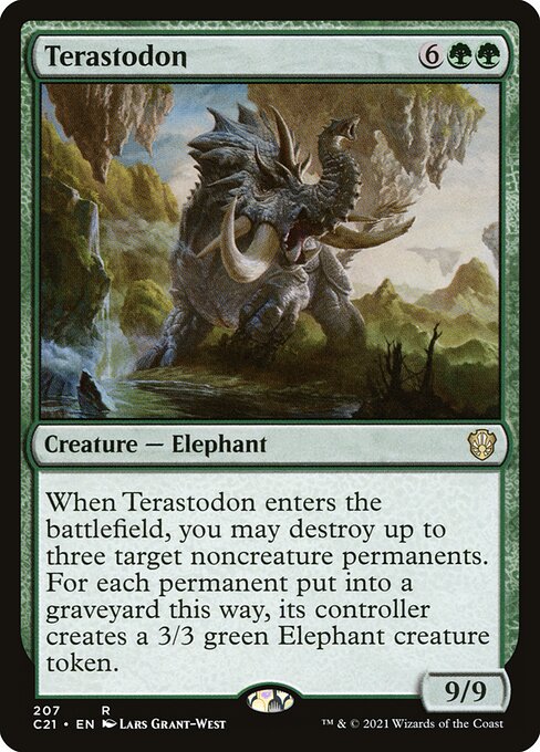 Terastodon - Commander 2021 Magic card