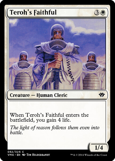 Teroh's Faithful - Vintage Masters Magic card