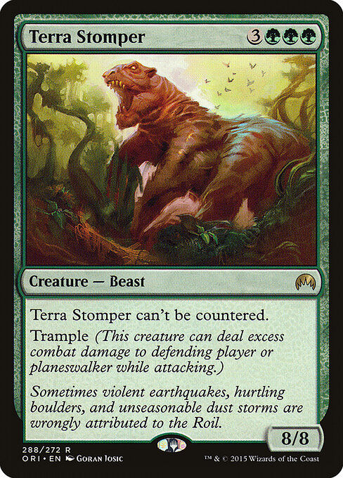 Terra Stomper - Magic Origins (#288) - Illustrated by Goran Josic - Magic: The Gathering Card