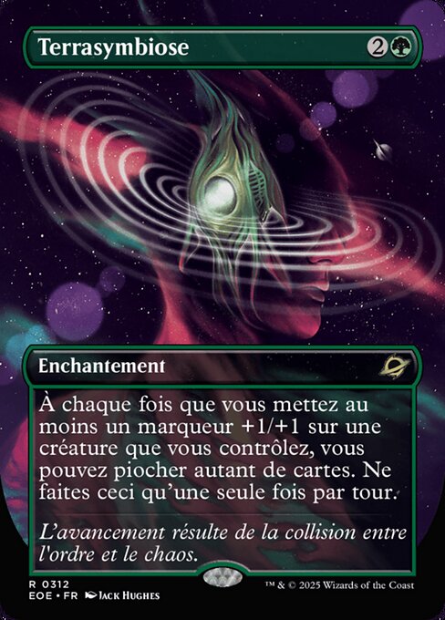 Terrasymbiose (Terrasymbiosis) - Edge of Eternities (#312) - Illustrated by Jack Hughes - Magic: The Gathering Card