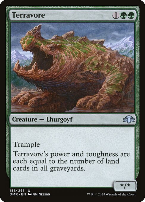 Terravore - Dominaria Remastered Magic card