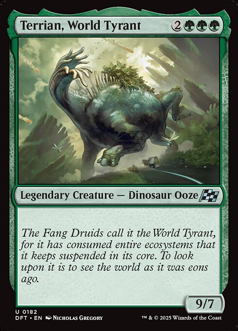Terrian, World Tyrant - Aetherdrift Magic card