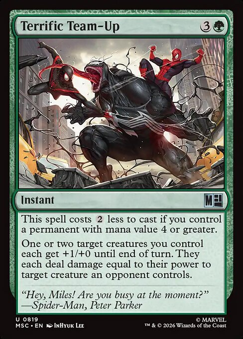Terrific Team-Up - Marvel Super Heroes Commander Magic card