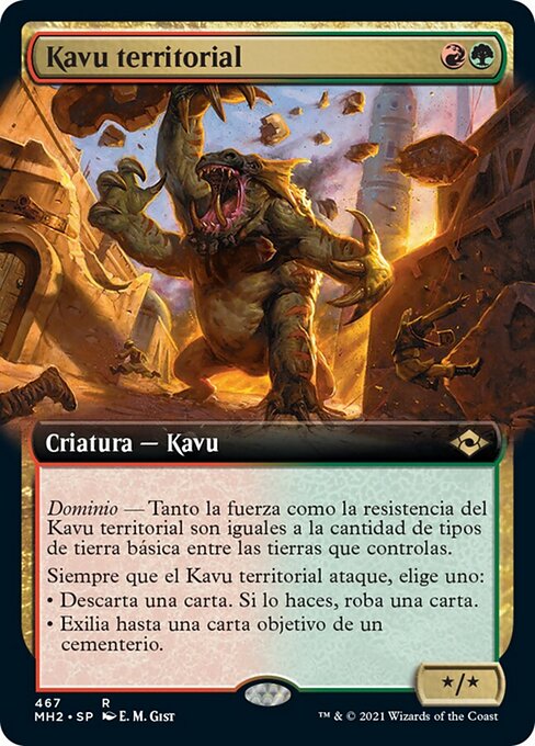 Kavu Territoriale (Territorial Kavu) - Modern Horizons 2 (#425) - Illustrated by E. M. Gist - Magic: The Gathering Card