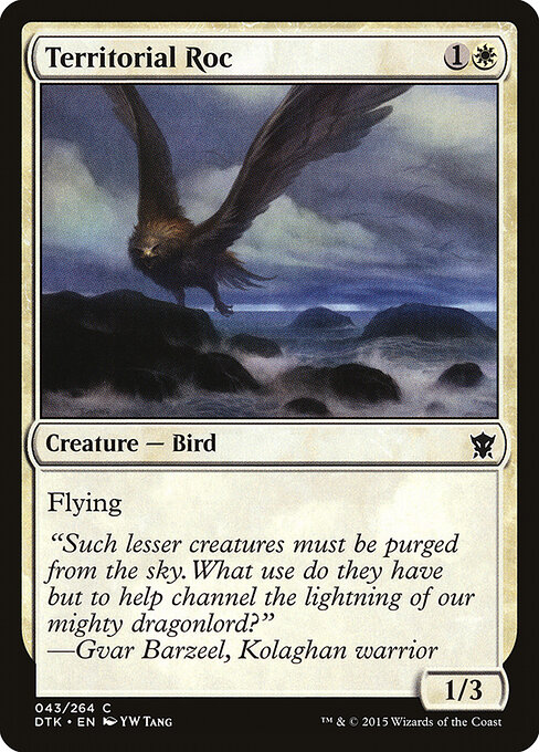 Territorial Roc - Dragons of Tarkir Magic card