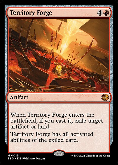 Territory Forge - The Big Score Magic card