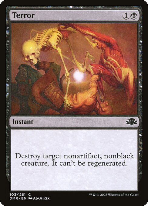 Terror - Dominaria Remastered Magic card
