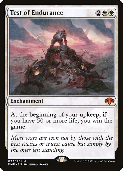 Test of Endurance - Dominaria Remastered Magic card