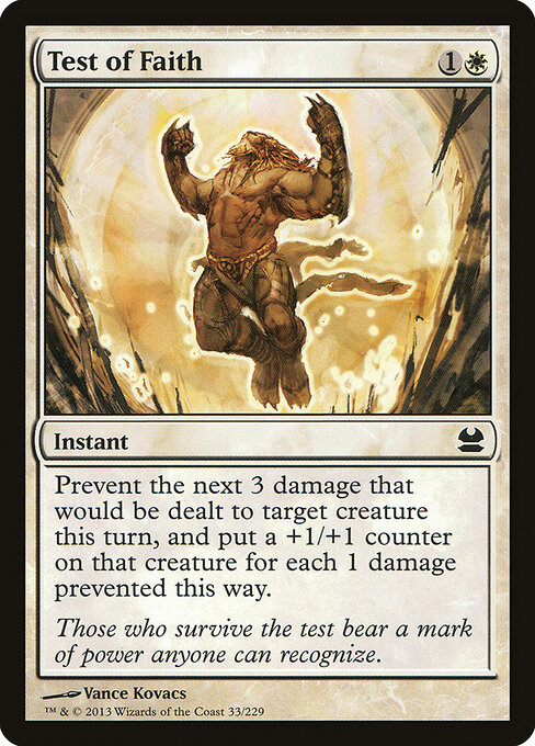Test of Faith - Modern Masters Magic card