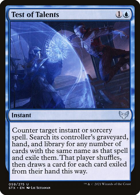 Test of Talents - Strixhaven: School of Mages Magic card