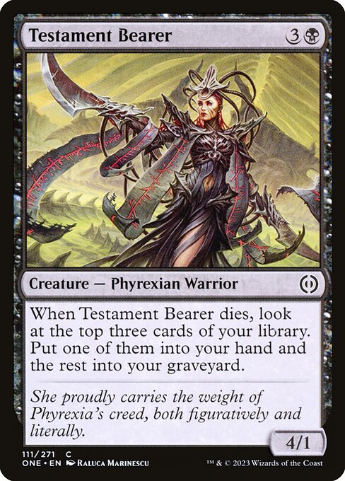 Testament Bearer - Phyrexia: All Will Be One Magic card