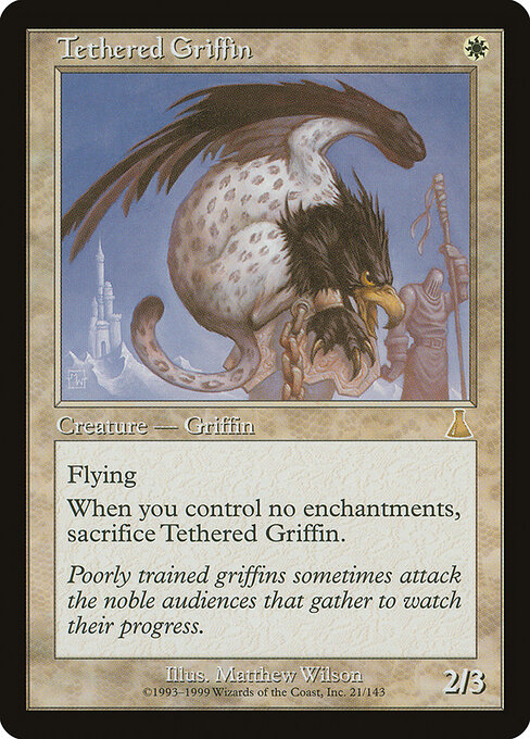 Tethered Griffin - Urza's Destiny Magic card