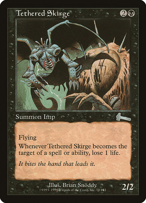 Tethered Skirge - Urza's Legacy Magic card