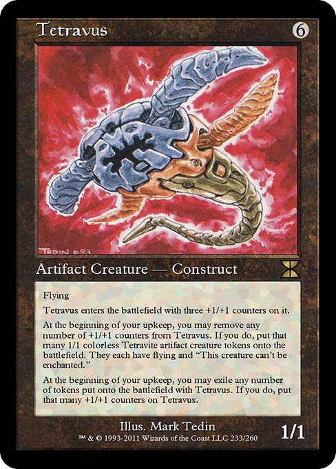 Tetravus - Masters Edition IV Magic card