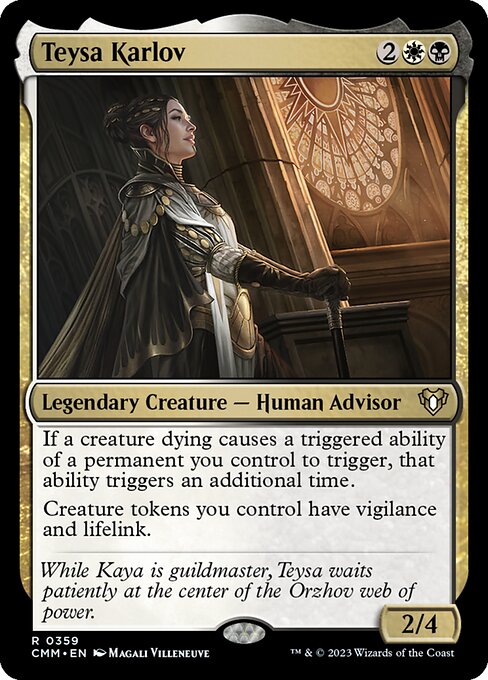 Teysa Karlov - Commander Masters Magic card