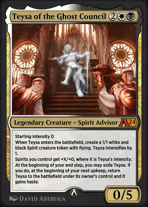 Teysa of the Ghost Council - Alchemy: Outlaws of Thunder Junction (#26) - Illustrated by David Astruga - Magic: The Gathering Card