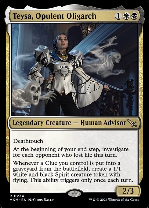 Teysa, Opulent Oligarch - Murders at Karlov Manor Magic card