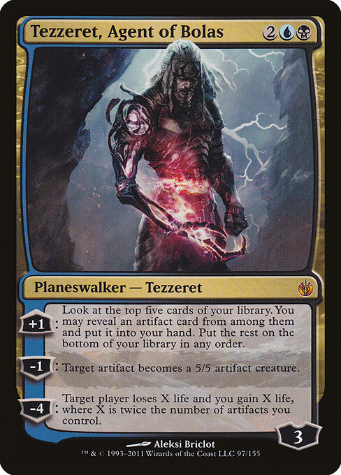 Tezzeret, Agent of Bolas - Mirrodin Besieged Magic card