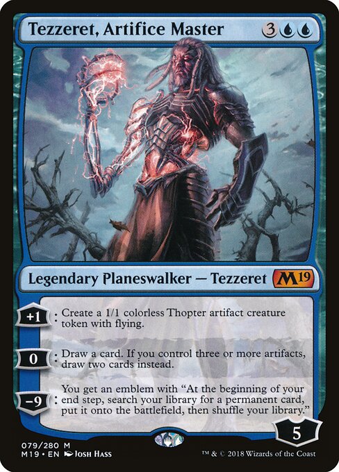 Tezzeret, Artifice Master - Core Set 2019 Magic card