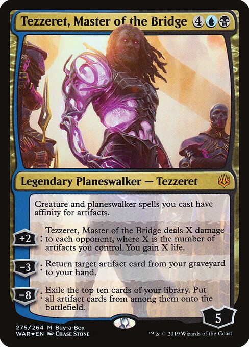 Tezzeret, Master of the Bridge - War of the Spark Magic card