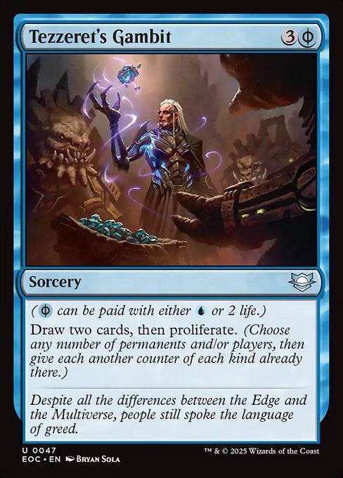 Tezzeret's Gambit - Edge of Eternities Commander Magic card