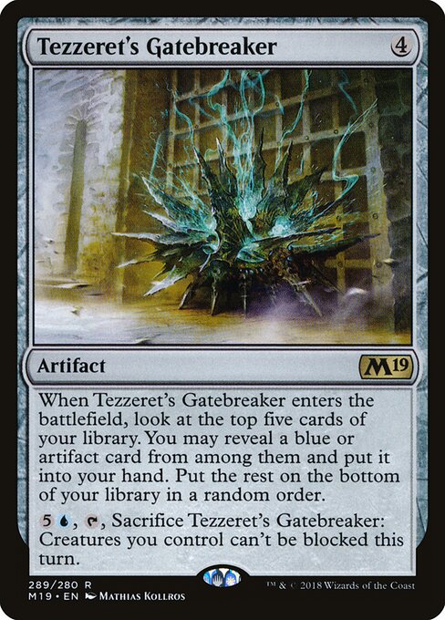 Tezzeret's Gatebreaker - Core Set 2019 Magic card