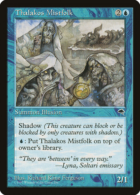 Thalakos Mistfolk - Tempest Magic card