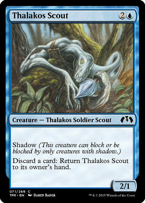 Thalakos Scout - Tempest Remastered Magic card