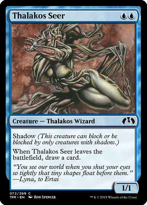 Thalakos Seer - Tempest Remastered Magic card