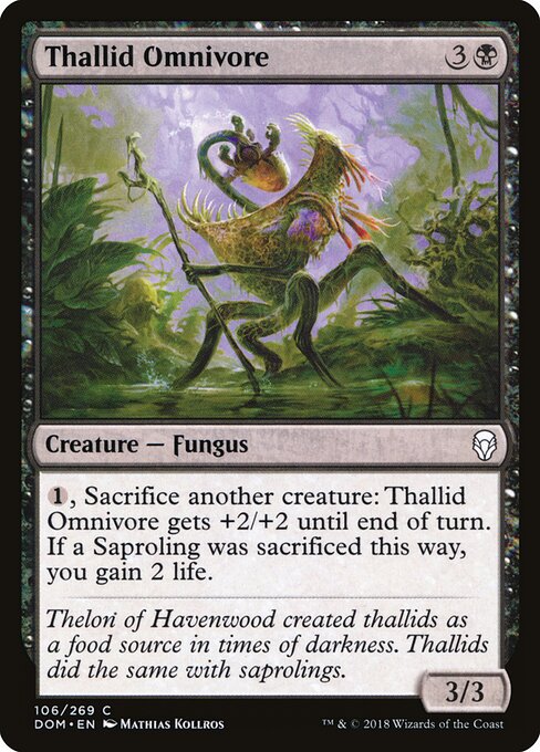 Thallid Omnivore - Dominaria Magic card