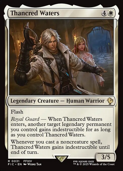 Thancred Waters - Final Fantasy Commander Magic card