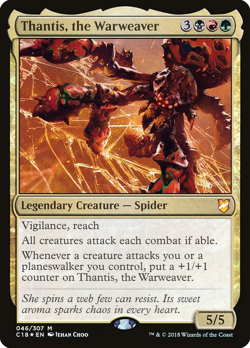 Thantis, the Warweaver - Commander 2018 (#46) - Illustrated by Jehan Choo - Magic: The Gathering Card