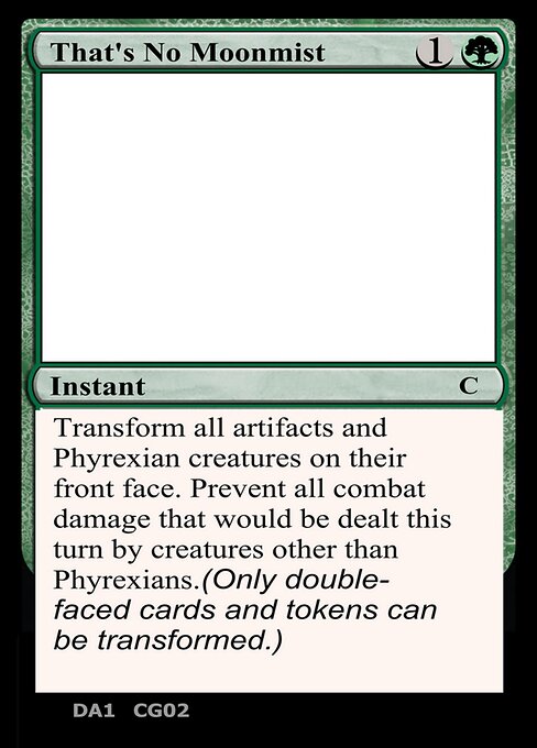That's No Moonmist - Unknown Event (#CG02b) - Magic: The Gathering Card