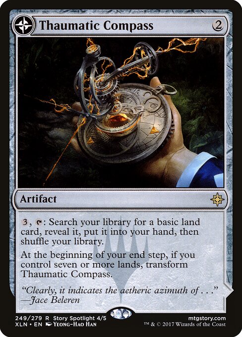 Thaumatic Compass // Spires of Orazca - Ixalan Magic card