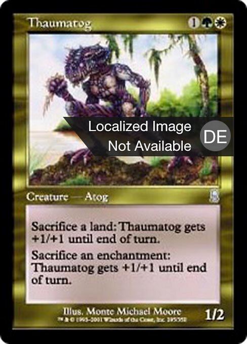 Taumatog (Thaumatog) - Odyssey (#295) - Illustrated by Monte Michael Moore - Magic: The Gathering Card