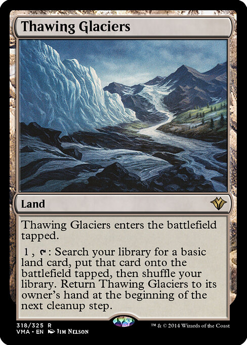 Thawing Glaciers - Vintage Masters Magic card