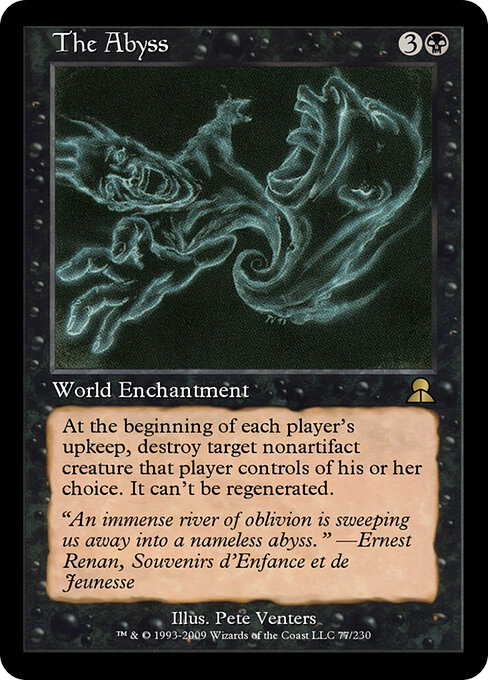 The Abyss - Masters Edition III Magic card